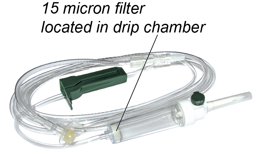 IV Set, 15 Micron Filter, 85