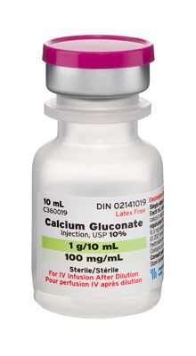 10 calcium gluconate antidote