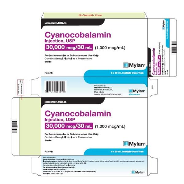 Cyanocobalamin 1000mcg /mL MDV 30mL - Cobal 1000 - Each - Merit ...