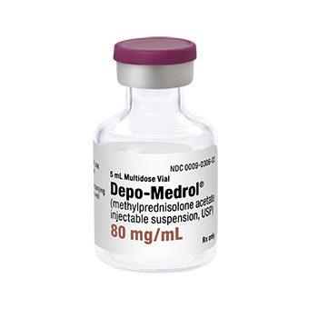 Depo-Medrol Methylprednisolone Acetate 80 mg / mL Injection Vial 5 mL ...