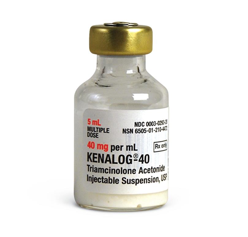 triamcinolone acetonide (kenalog-40) side effects