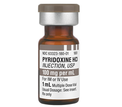 Pyridoxine Hydrochloride Injection, USP 100 Mg / ML Intramuscular Or ...