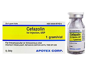 Cefazolin 1 Gram Single Dose Vial 1x 25 X 10mL # 60505-6142-05 - Merit ...