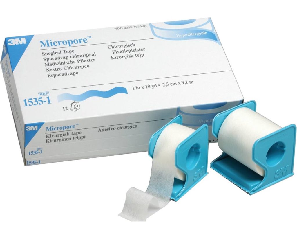 blue micropore tape